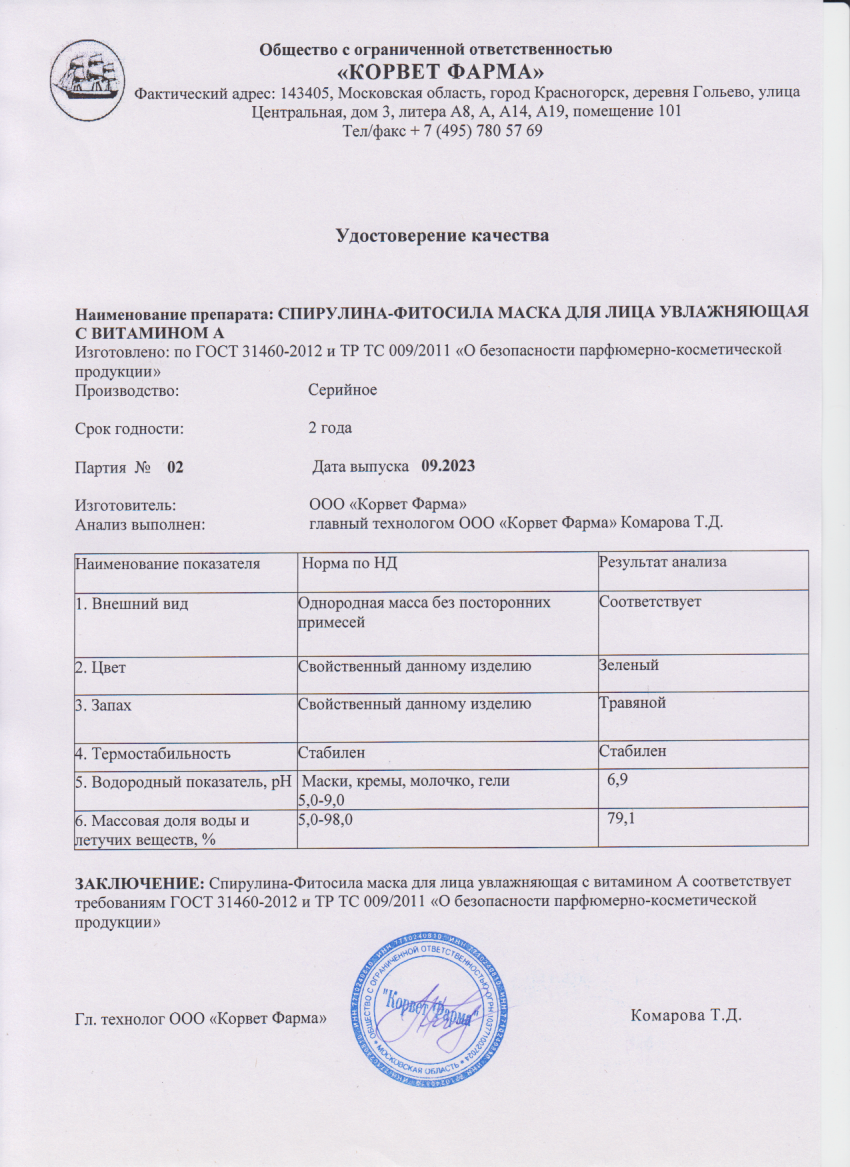 Паспорт №09202302